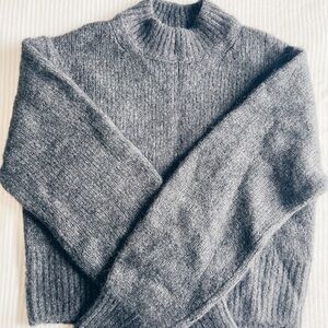 COS wool black and sparkly sweater